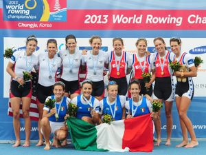 여자 경량급 쿼드러플 스컬 (LW4x) 메달리스트