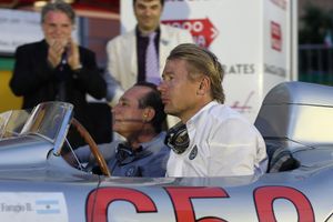 2011년 밀레 밀리아에서 하키넨과 후안 마누엘 판지오 2세