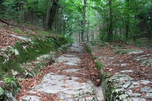 Warmbad의 로마 시대 도로