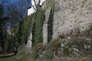 마리엔 교회 기슭, 암 빌슈타인에 남아있는 시벽 유적