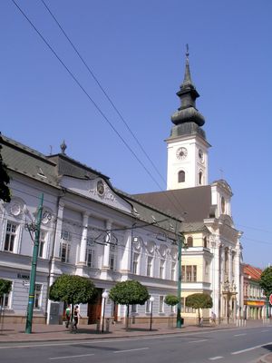 그리스 가톨릭 대주교 및 수도 대교구 사무실 및 Hlavná(메인 스트리트) 대성당