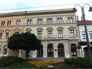 요나스 자보르스키 극장의 역사적인 건물