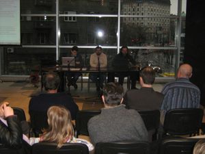 2008년 12월 베오그라드 청소년 센터에서 열린 세 번째 연례 지역 위키미디어 컨퍼런스.