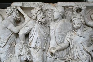 서기 2세기 후반 로마 부조에 있는 사르마티아인들