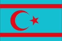 시리아 투르크멘 커뮤니티를 대표하는 데 사용되는 깃발 중 하나