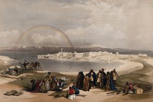 수에즈, 1839; 데이비드 로버츠의 석판화, 성지, 시리아, 이두메아, 아라비아, 이집트, 누비아