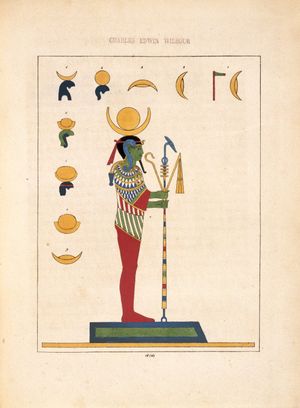 Pooh, Phoh, Loh (Lunus, le dieu-Lune, Sélène), N372.2, 브루클린 박물관