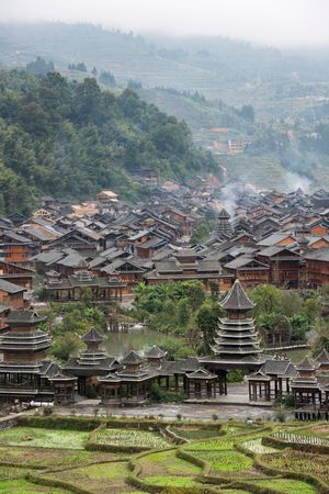 리핑 남부 자오싱의 동족 마을