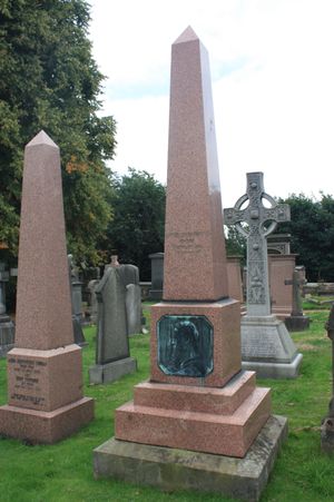 로버트 윌리엄 톰슨의 무덤, 딘 묘지