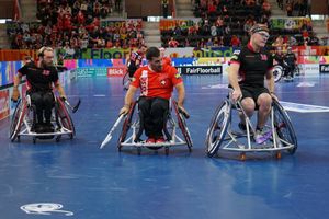 휠체어 플로어볼 경기