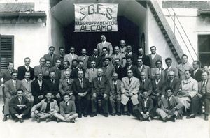 알카모의 Società Generale Elettrica della Sicilia(SGES)의 입구(1940년대)