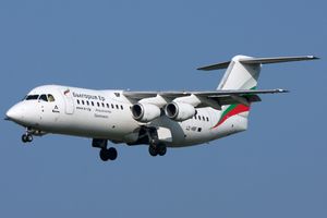 2011년 불가리아 항공의 BAe 146-300.
