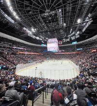 2023년 콜로라도 애벌랜치 경기 중 볼 아레나 내부 모습