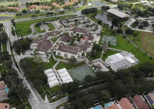 소그래스 초등학교의 항공 사진