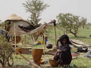 진데르 지역의 유목민