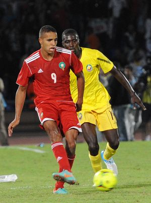 2012년 모로코 대표팀에서 활약하는 엘아라비