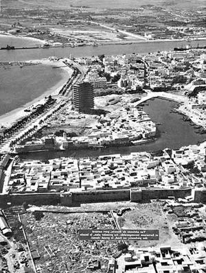 1959년 비제르테의 항공 사진