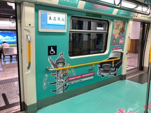 베이징 지하철의 휠체어 공간