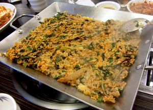 아귀찜 소스로 만든 볶음밥