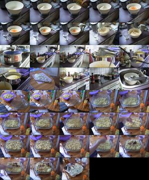 포테이토 라이서와 유사한 슈페츨레 프레스를 사용한 케제(치즈) 슈페츨레 조리