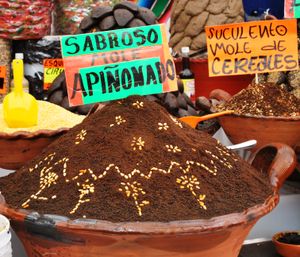 몰레 피뇽(잣을 넣은 몰레)