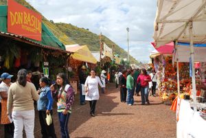 산 페드로 아토크판의 몰레 국립 박람회 레스토랑 부스
