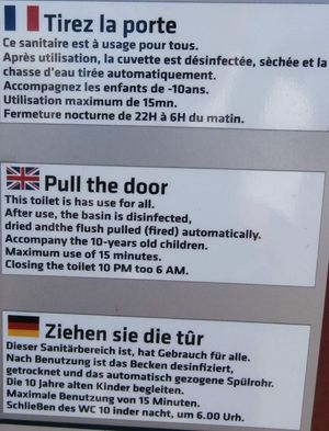 프랑스어에서 직역된 영어와 독일어의 예시