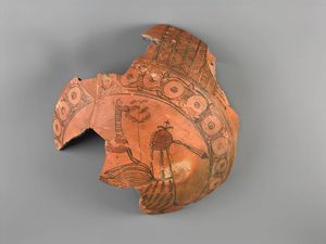 파라스 출토 도기 조각, 900년.