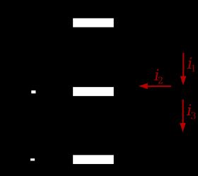 키르히호프 법칙 예제 회로