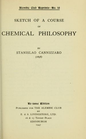 화학 철학 강의 개요 1947년 영어판