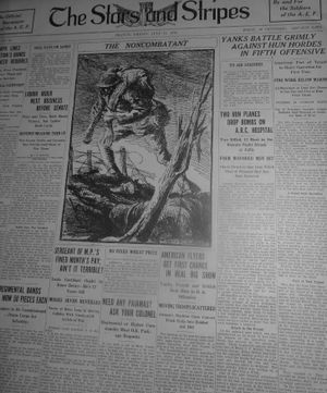 1918년 7월 19일 - 사이러스 르로이 볼드리지의 스타스 앤 스트라이프스 삽화