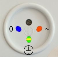 이스라엘 소켓 극성, 전선 색상 코딩 포함