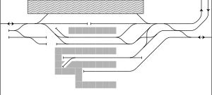 와카야마시 역의 승강장 구조