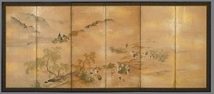 우지에서의 찻잎 따기