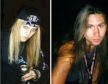 창립 멤버 라이호(Vo/G)와 라치카이넨(Ds) (2002년)