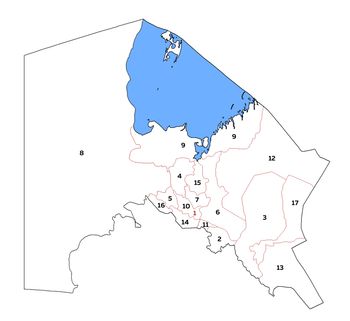 카라칼파크스탄의 구역