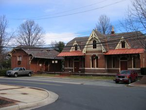 록빌 기차역, 1873년 건립