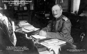 제1차 세계 대전 당시의 프리드리히 아우구스트 3세