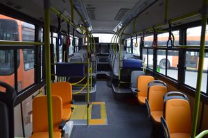 현대 블루시티 저상형 내부