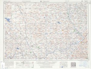 鉄嶺}} T'IEH-LING)이 포함된 지도 (AMS, 1956)
