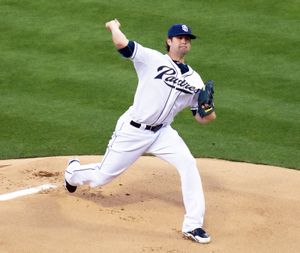 2012년 켈리의 메이저 리그 데뷔 첫 경기