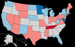 2006년 미국 상원의원 선거 사퇴 지도