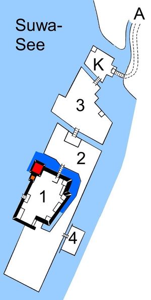 다카시마성 평면도