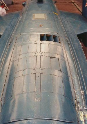 작은 수직이착륙 엔진의 공기 흡입구 클로즈업