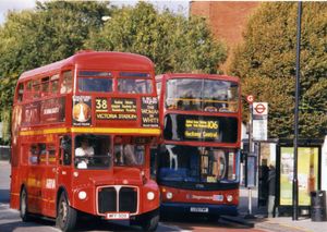 루트 38의 마지막 운행일, 런던 동부 해크니에서