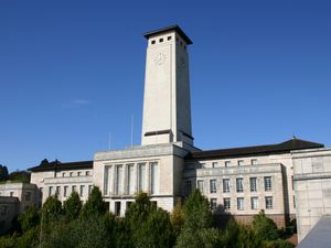 아르데코 양식의 뉴포트 시민 센터