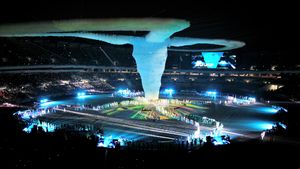 제100회 전국체육대회 개막식 모습