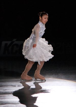 2009년 페스타 온 아이스에서 김연아.