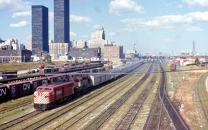 1970년 토론토를 출발하는 Canadian