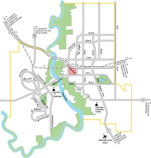 레스브리지 지도